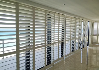 Completed Brisbane Shutters project with aluminium shutters