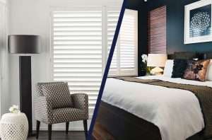 Light and dark room comparison